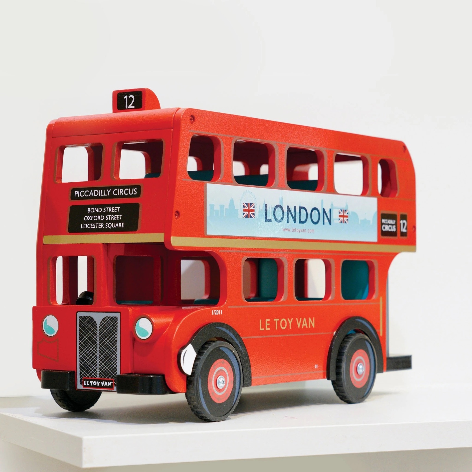 Le Toy Van London Bus with Driver Wooden Toy Bus Le Toy Van Wooden