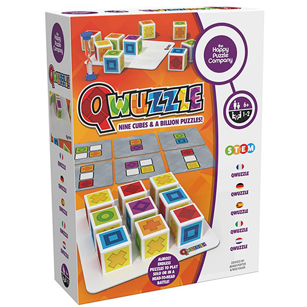 The Happy Puzzle Company Qwuzzle Game Educational Games & Puzzles