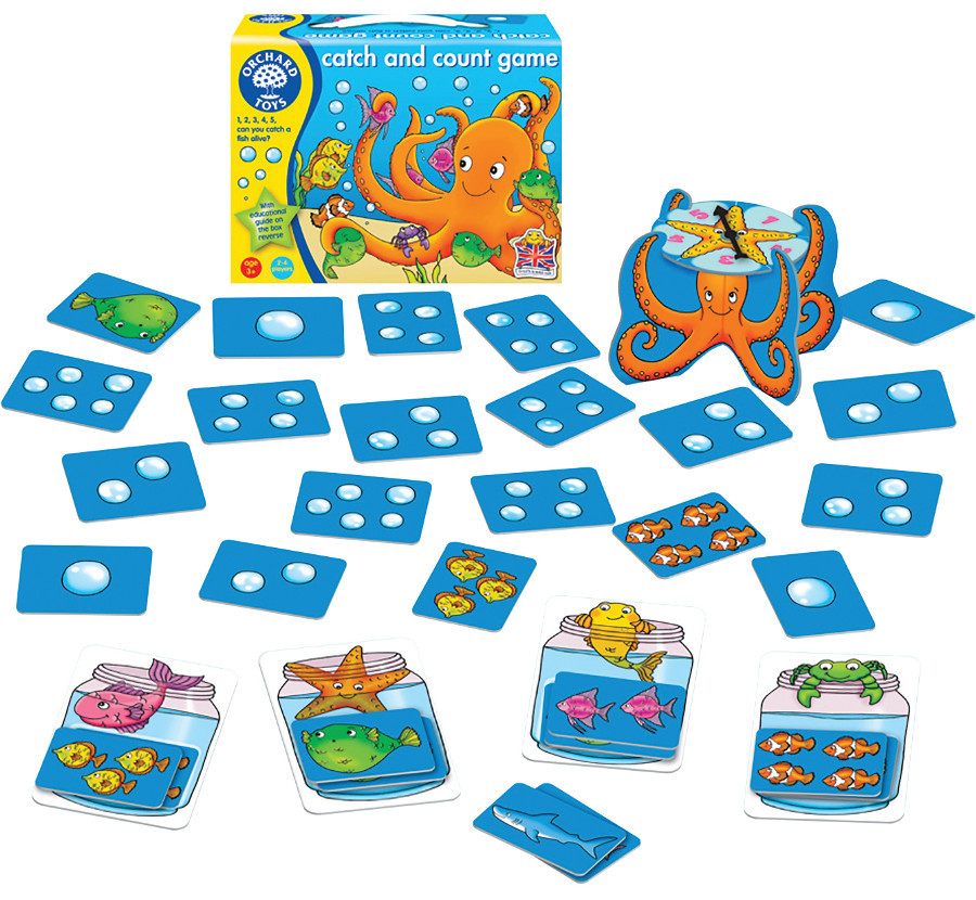 Orchard Toys Catch and Count GameAn Educational Counting Game for