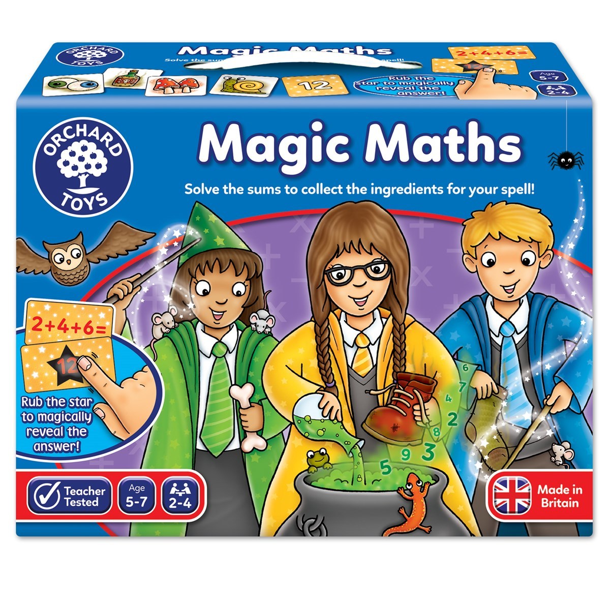 Orchard Toys Magic Maths Game Educational STEM Games Math Games for
