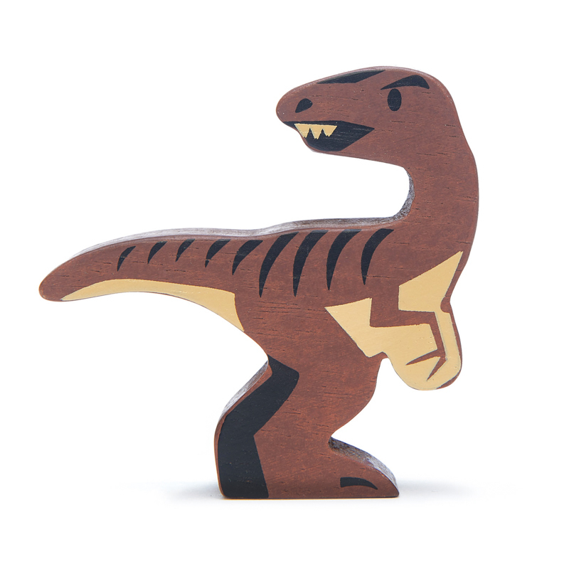 Tender Leaf Wooden Dinosaurs Velociraptor Best Wooden Dinosaur Toys