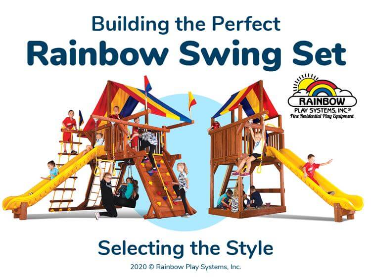 Building the Perfect Rainbow Swing Set Part 1 Dream Play Recreation