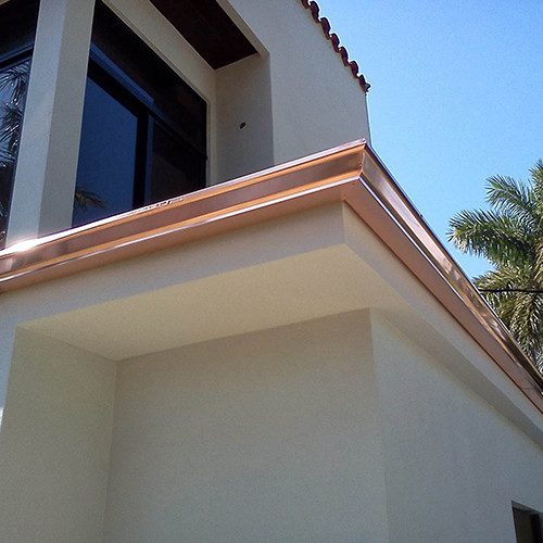Copper Rain Gutters Gallery Rain Gutters Solution