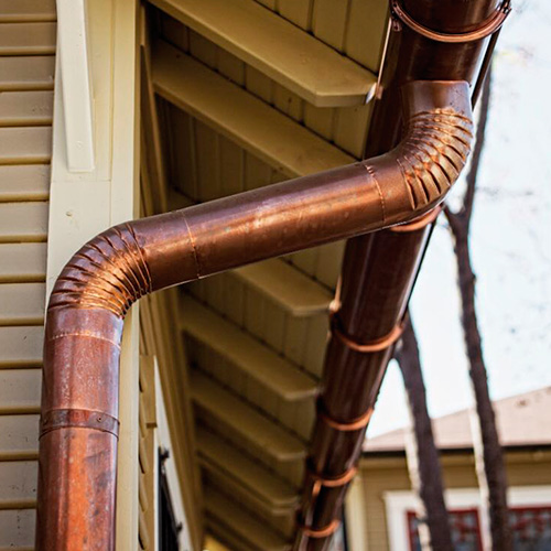 Copper Rain Gutters Gallery Rain Gutters Solution