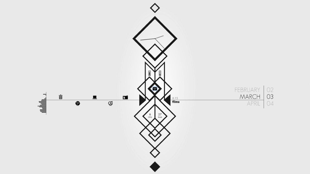 Rainmeter, desktop customization tool