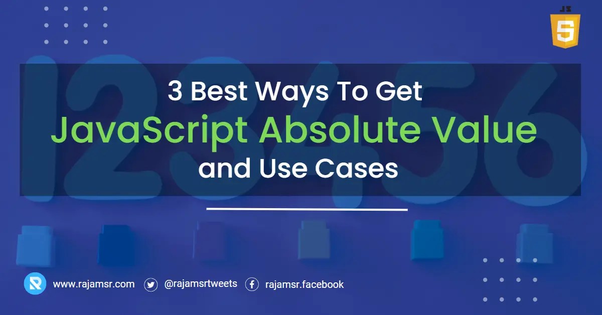 JavaScript Absolute Value 3 Best Ways To Get It MSR  Dev Simplified