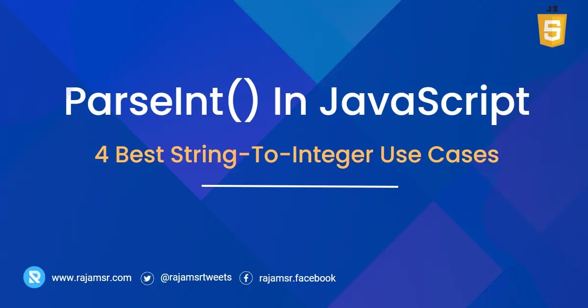 JavaScript parseInt() How to Use It with Confidence MSR