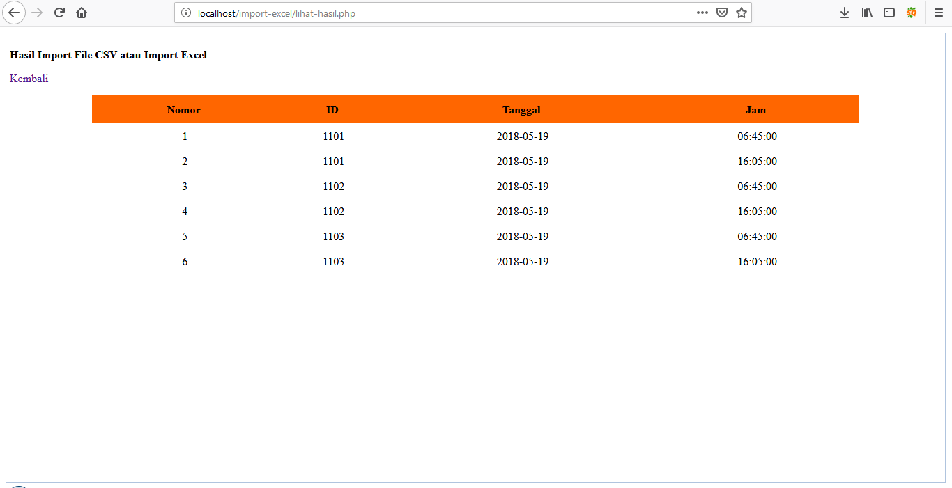 Cara Import File Excel ke Database MySQL dengan PHP CSV
