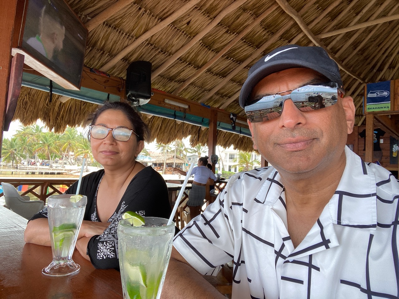 First drink at Ugly Duck Rajib Roy