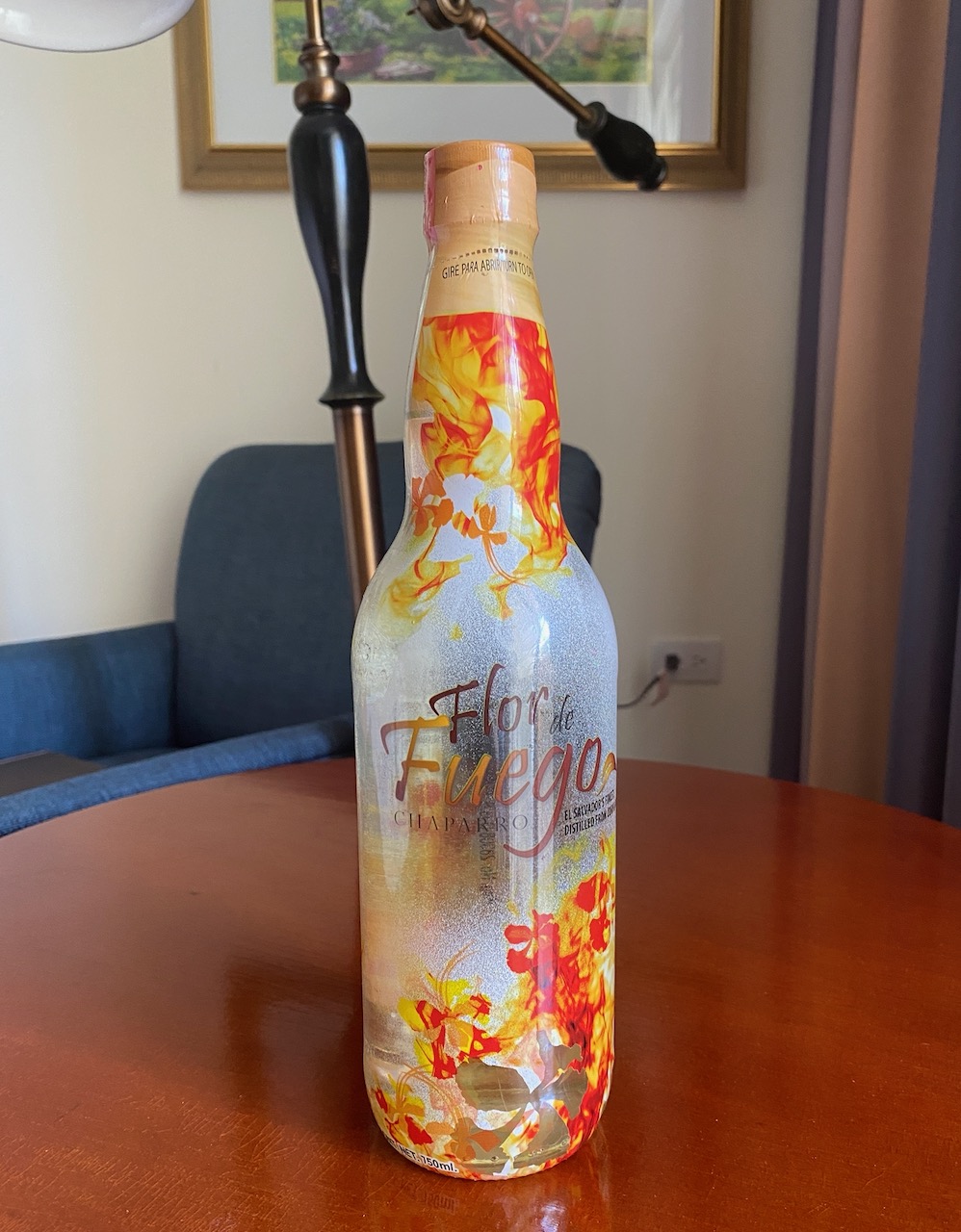 The national liquor of El Salvador Chaparro Flor de Fuego! Rajib Roy