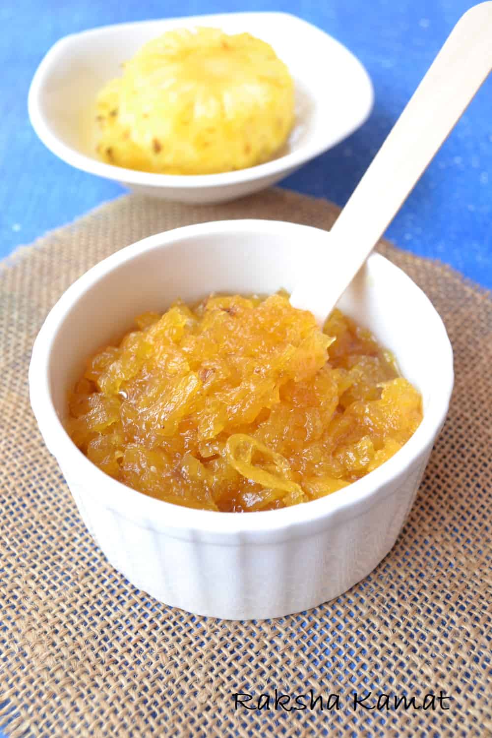 Pineapple Jam Ansacho Halwo Video Recipe Raksha's Kitchen