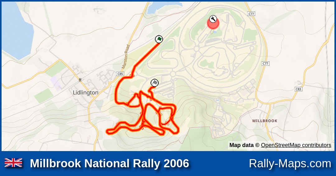 Maps Millbrook National Rally 2006