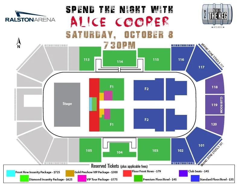 Spend the Night w/ Alice Cooper Ralston Arena