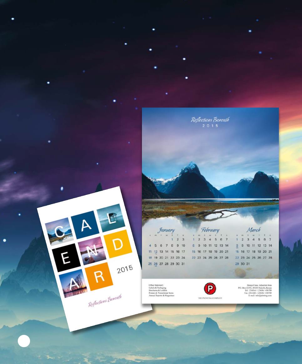 Infinity Calendar Catalogue 2015