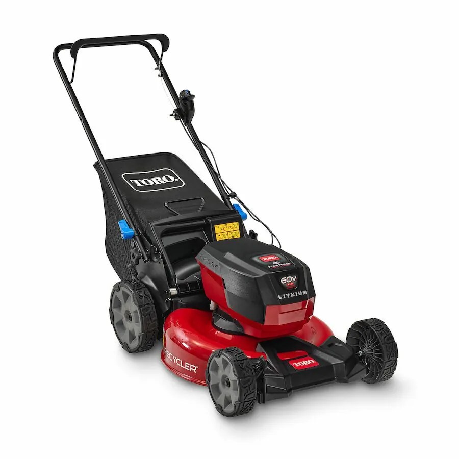 Toro 60V Max* 21″ Recycler® w/SmartStow® Push Lawn Mower with 4.0Ah