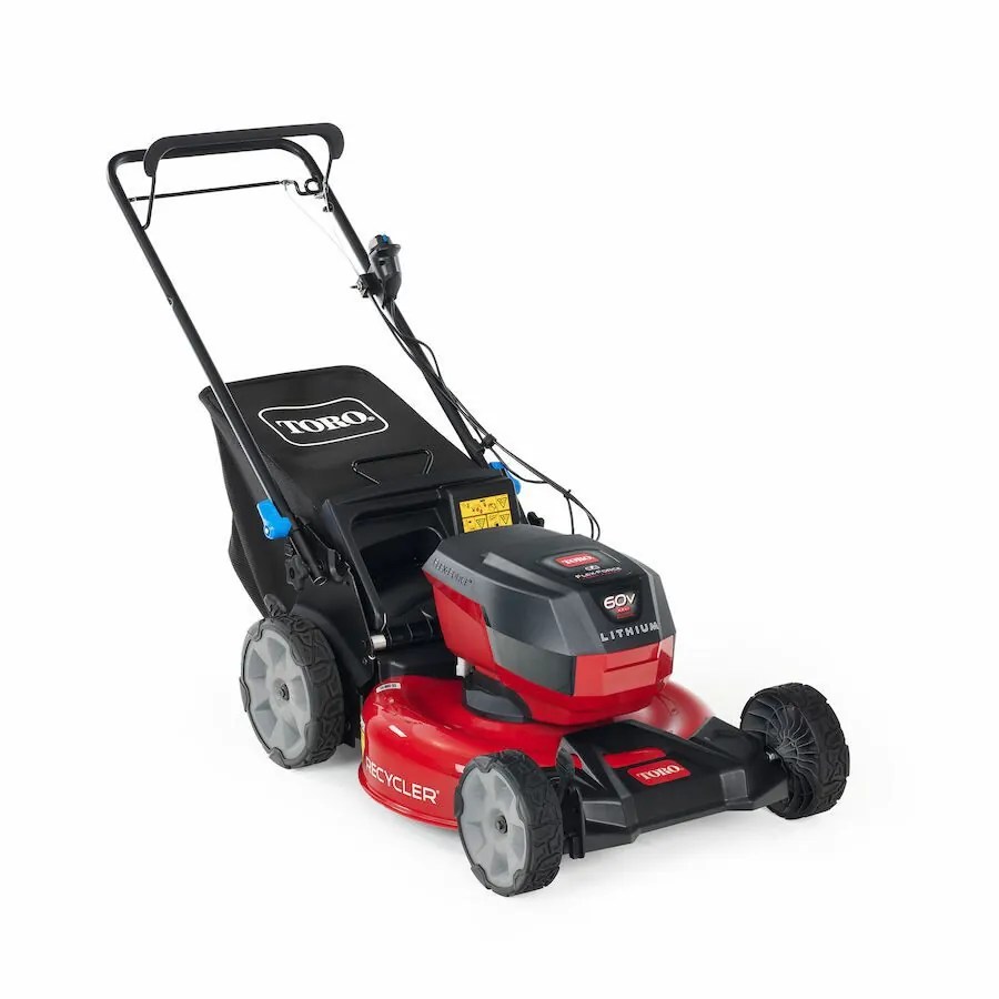 Toro 60V Max* 21″ Recycler® Self-Propel w/SmartStow® Lawn Mower with 6