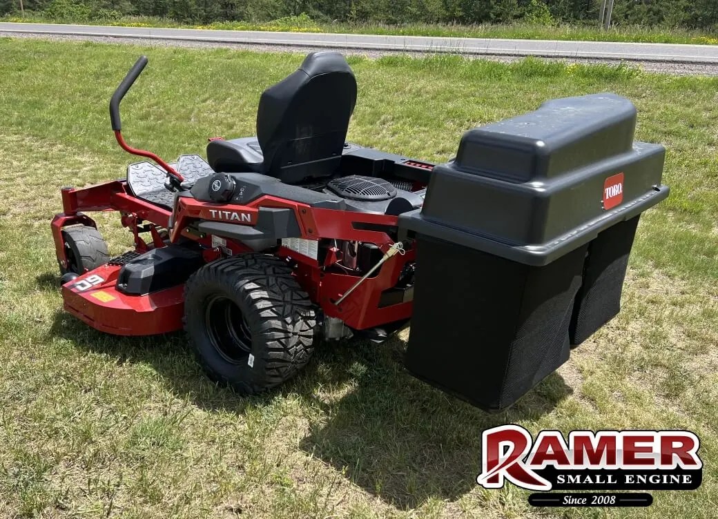 Toro 60″ TITAN® MyRIDE® Zero Turn Mower – 76614 – Package with Bagger