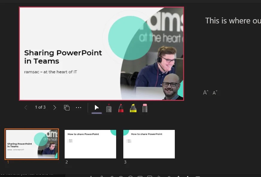 How to share PowerPoint slides on Teams Tutorial and features