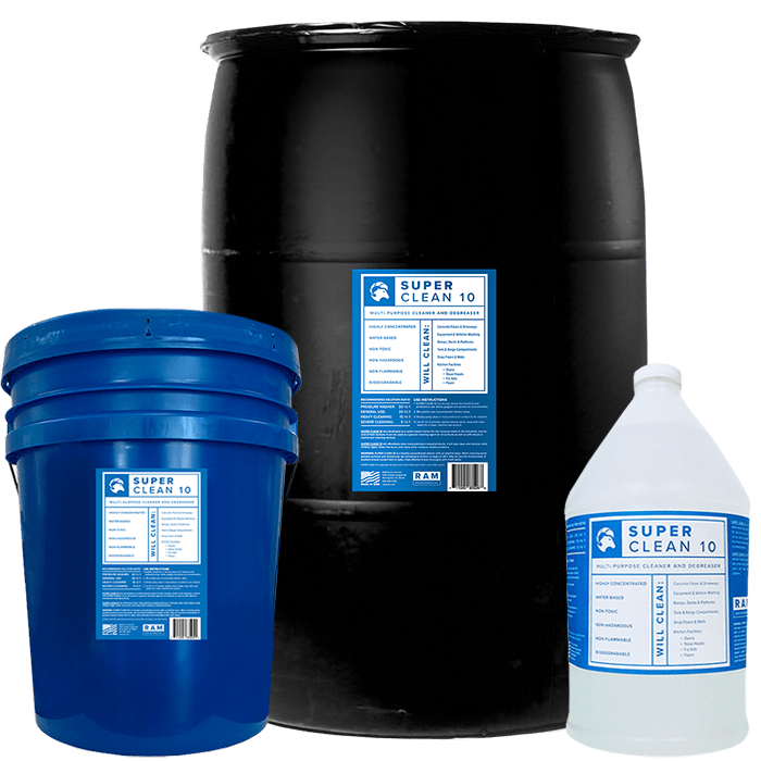 Super Clean 10 Multipurpose Cleaner and Degreaser – RamSorb
