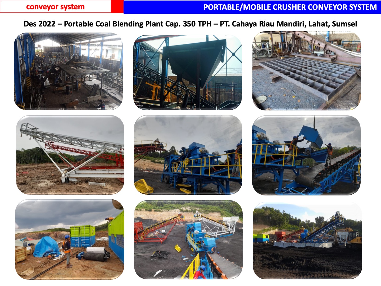 FABRIKASI CRUSHER PLANT www.Ranadityo.co.id