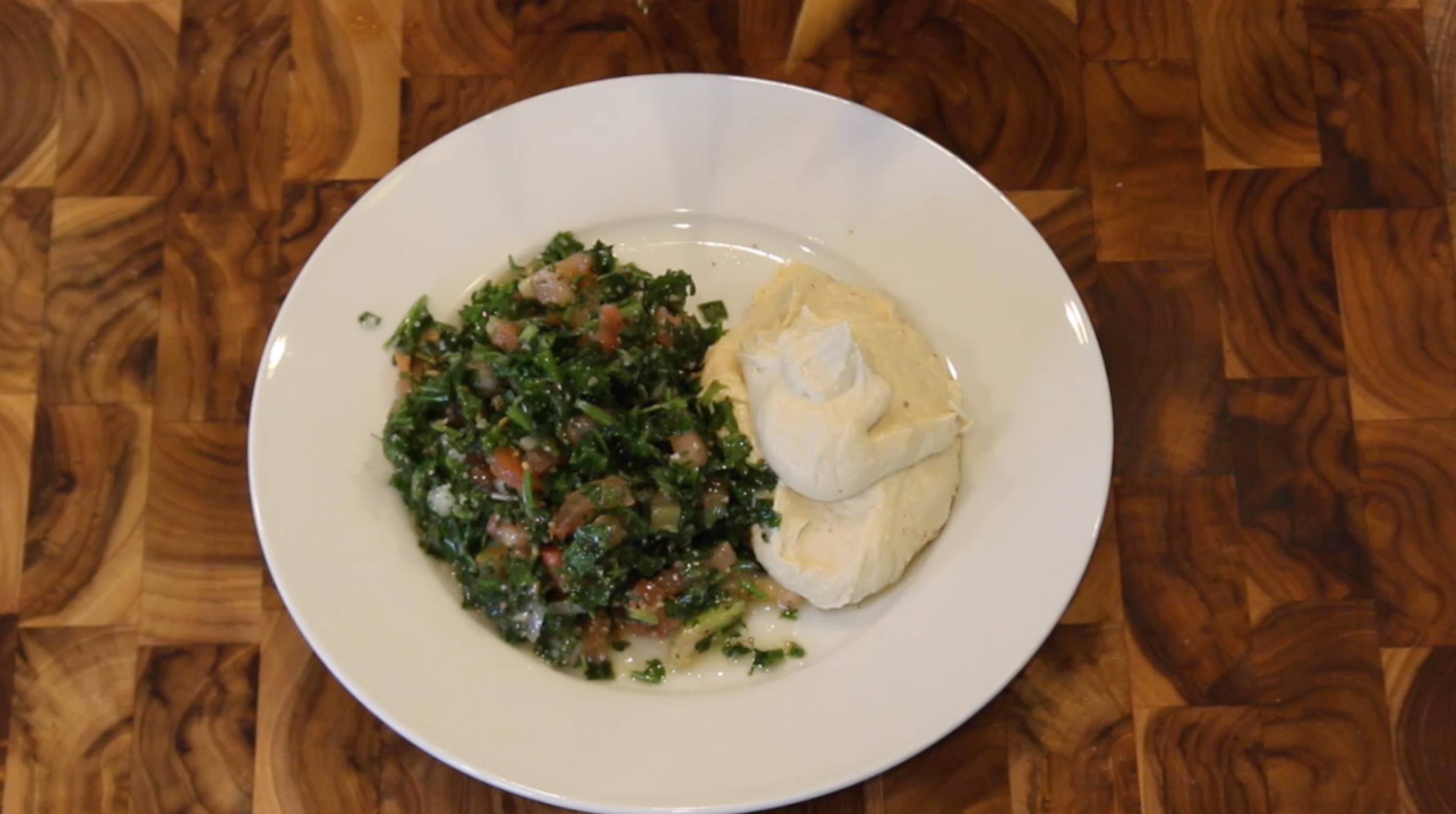 The classic Hummus and Tabouli recipe rana's kitchen