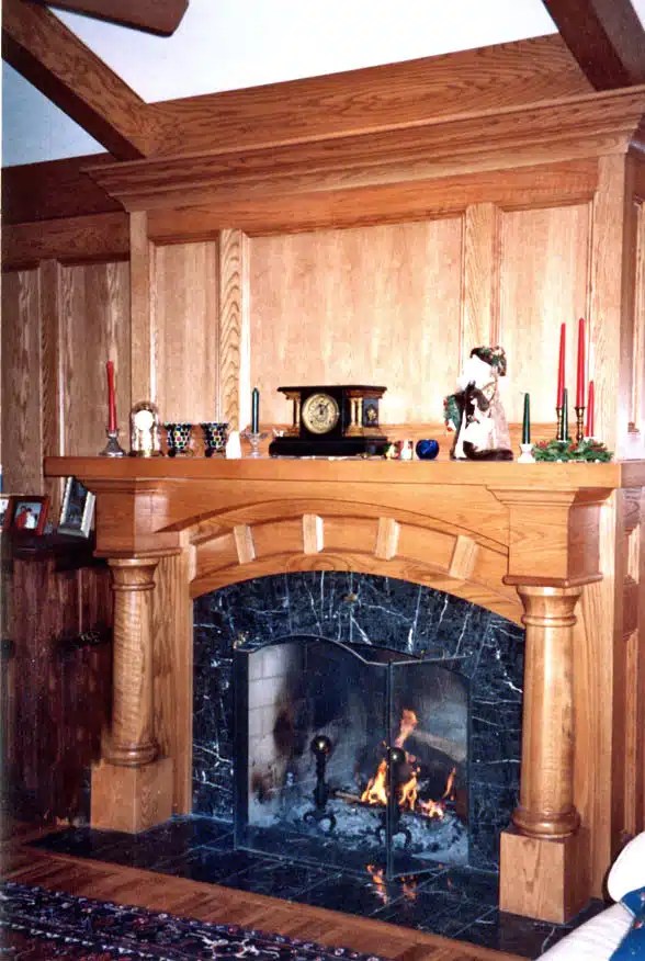 Custom Fireplace Center Randall & Design