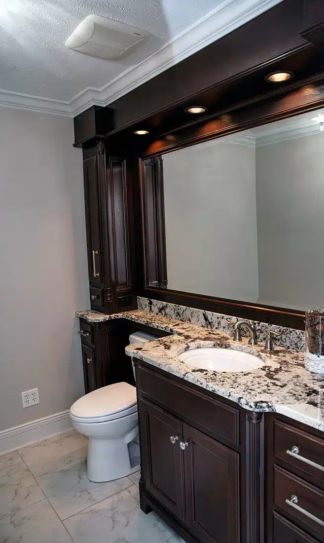 Custom Walnut Bathroom Vanity Randall & Design