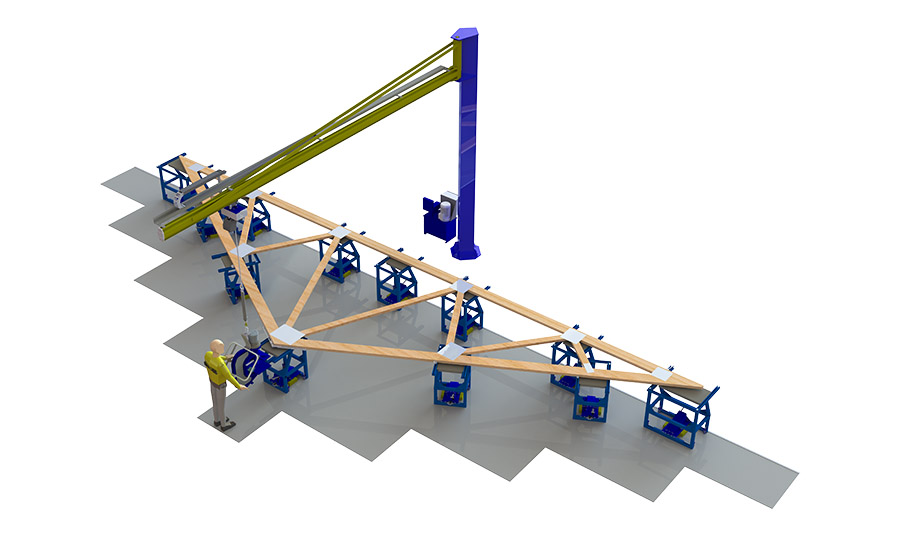 Randek House Production Technologies Roof Truss System
