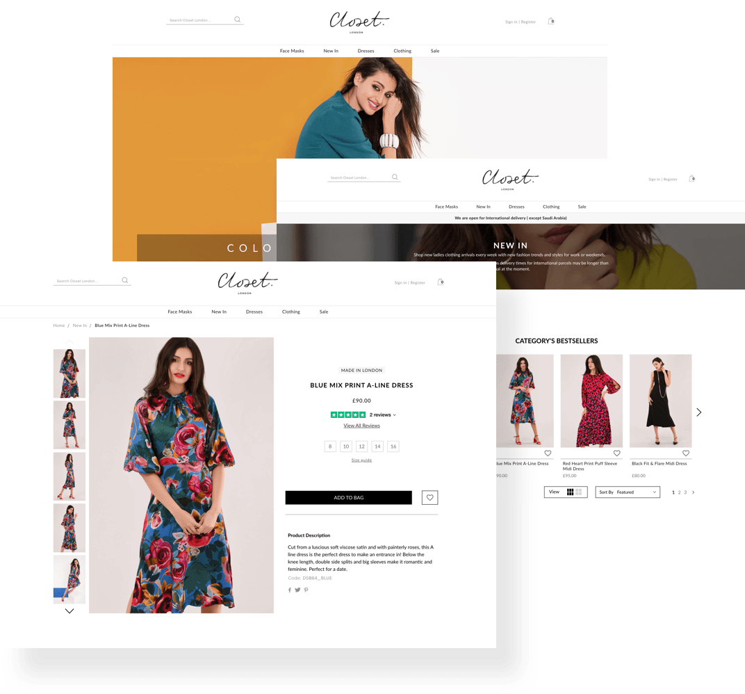 Closet London Magento Migration