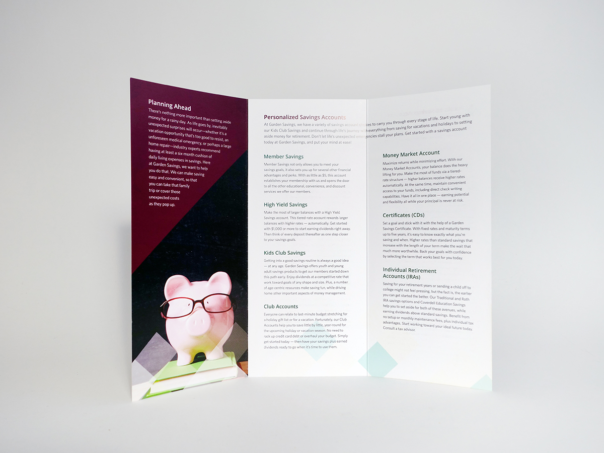 Garden Savings Federal Credit Union Brochures R&J Strategic