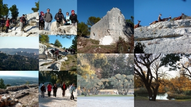MONT PAON - VALLON DE LEQUE randonnée pédestre trace gps Bouches du Rhône