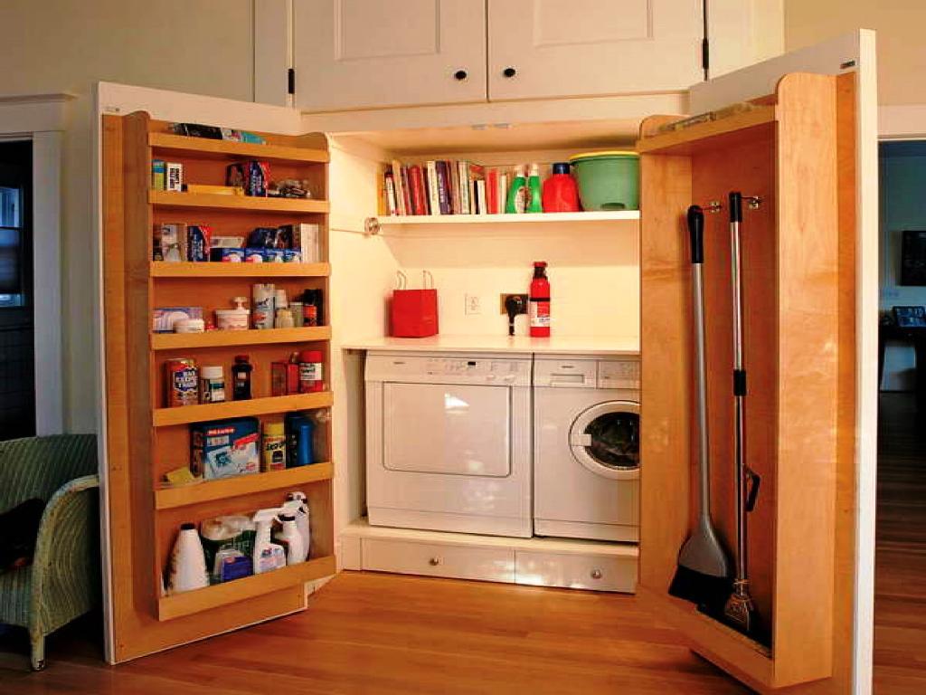 Utility Closet Storage Hidden — Randolph Indoor and Outdoor Design