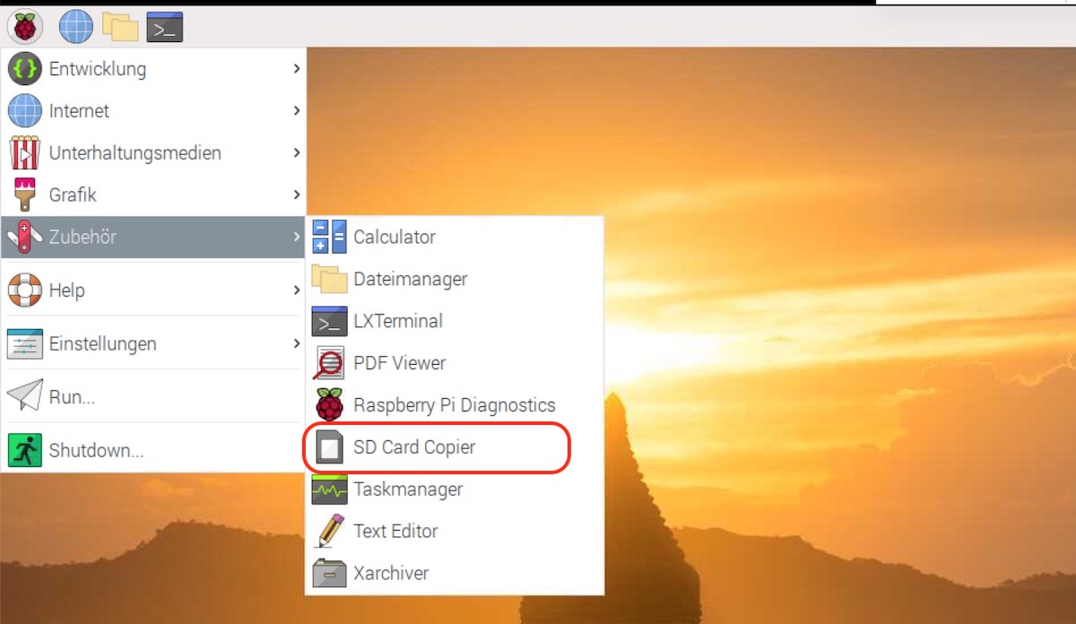 Raspberry Pi OS SD Card Copier RandomBrick.de