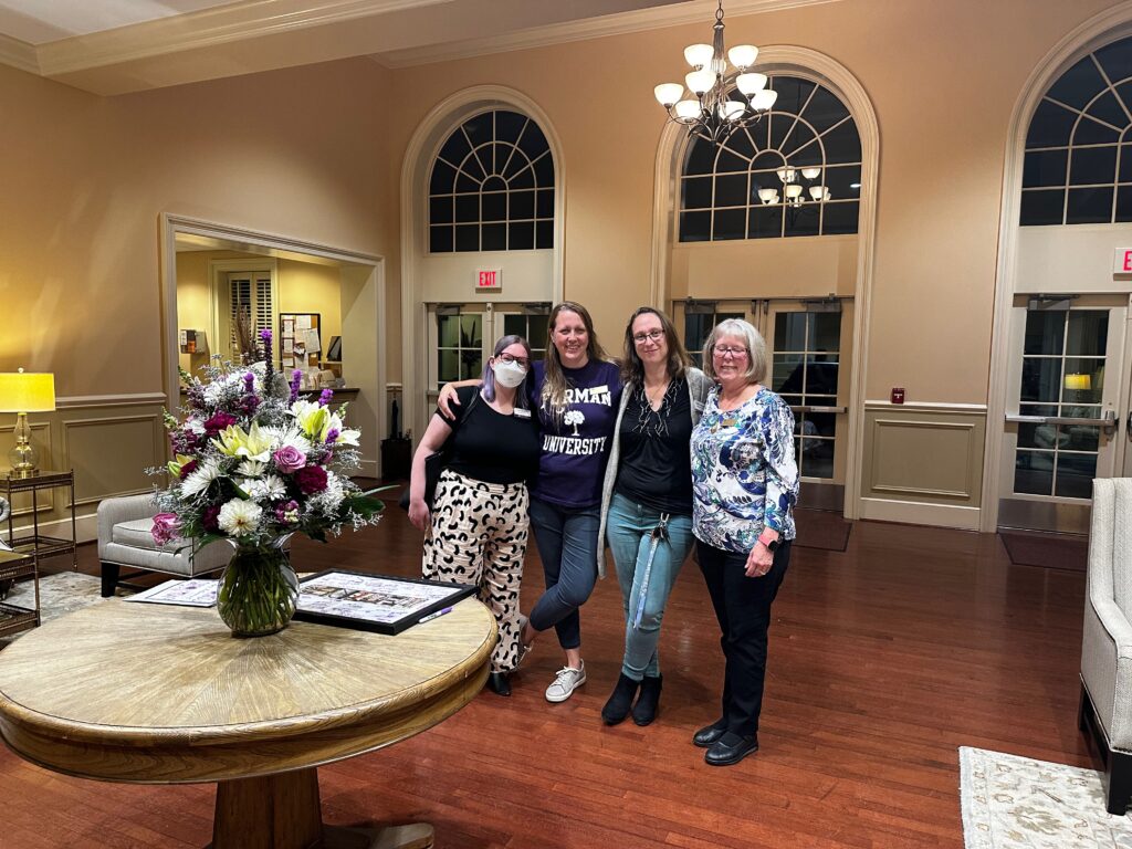 Furman 2023 and Laura’s Retirement Bash Random Connections