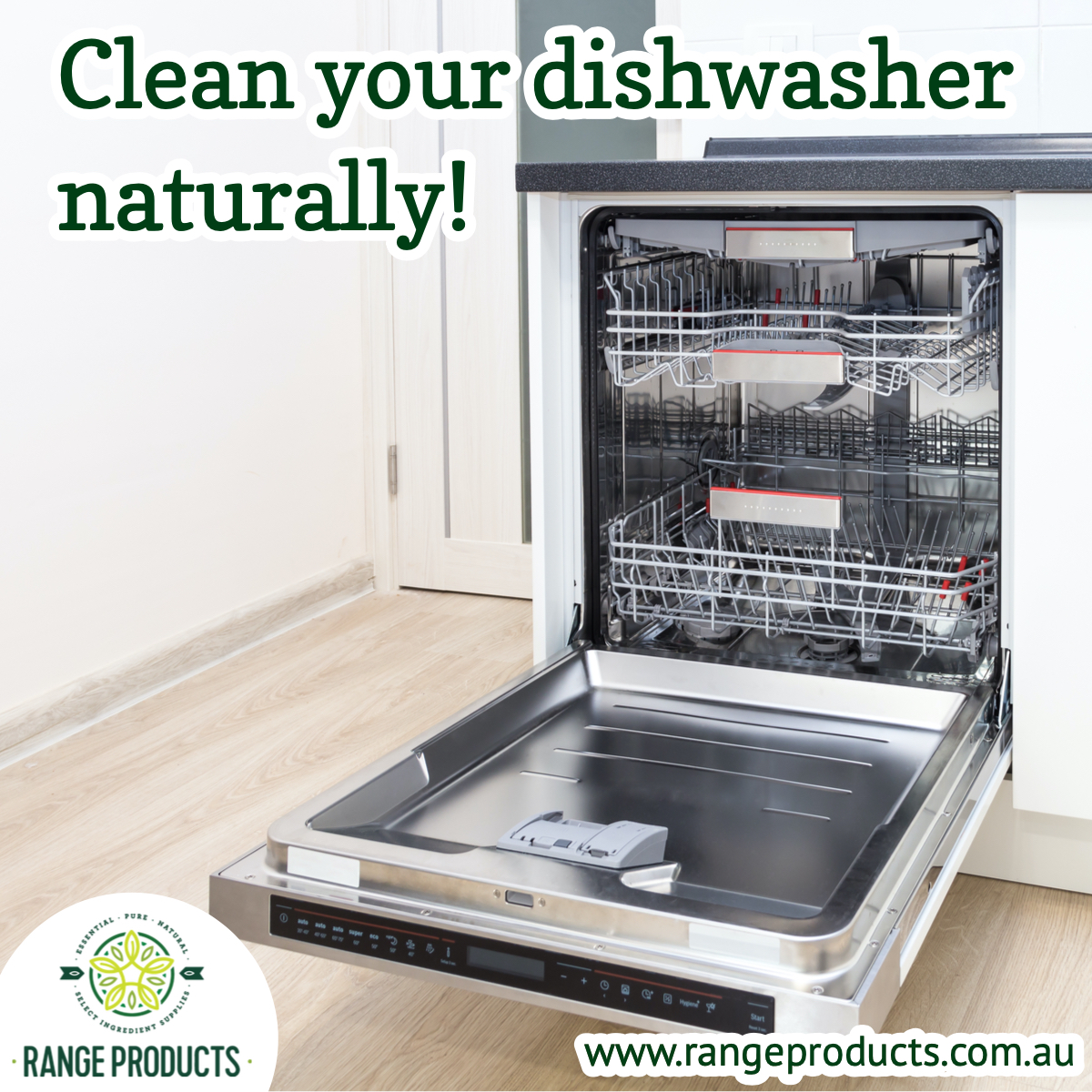Natural Dishwasher Cleaner Range Products