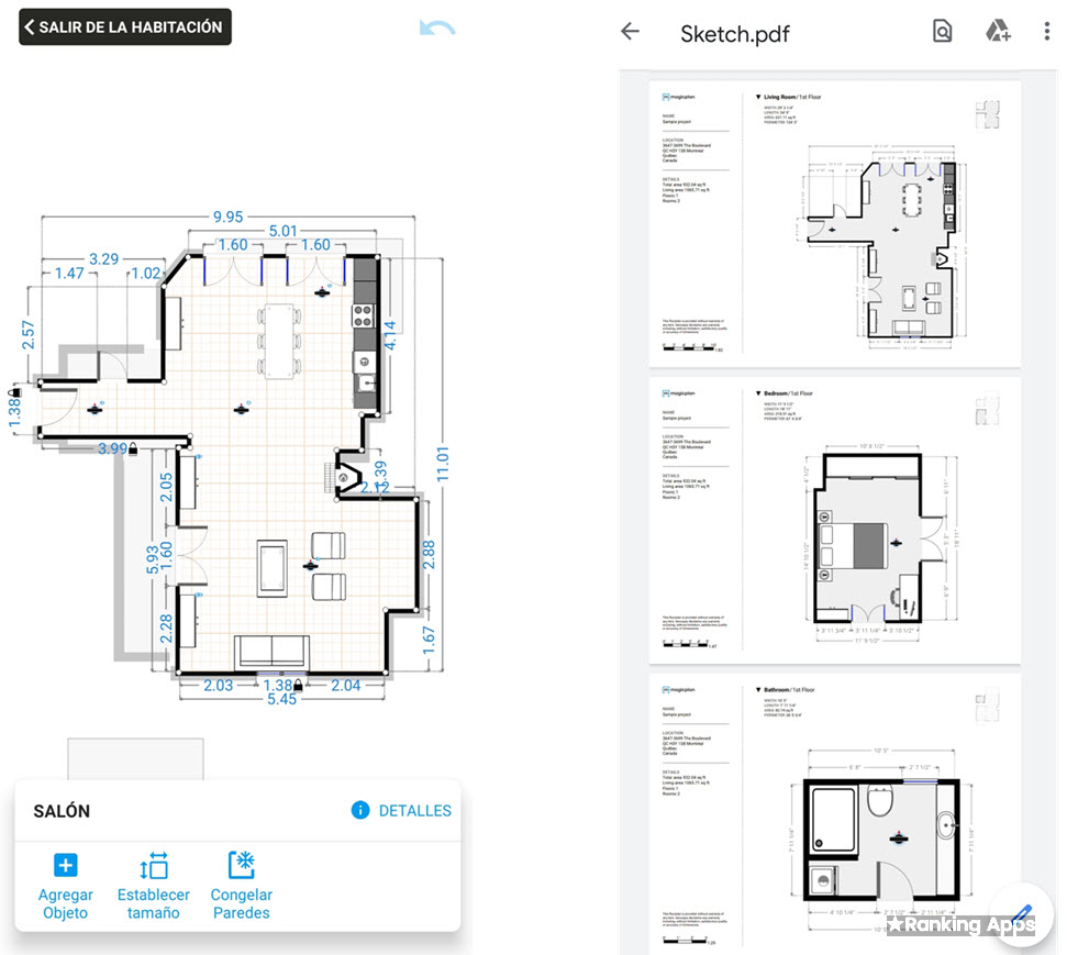 MagicPlan app, hacer planos de casas y documentación Ranking Apps