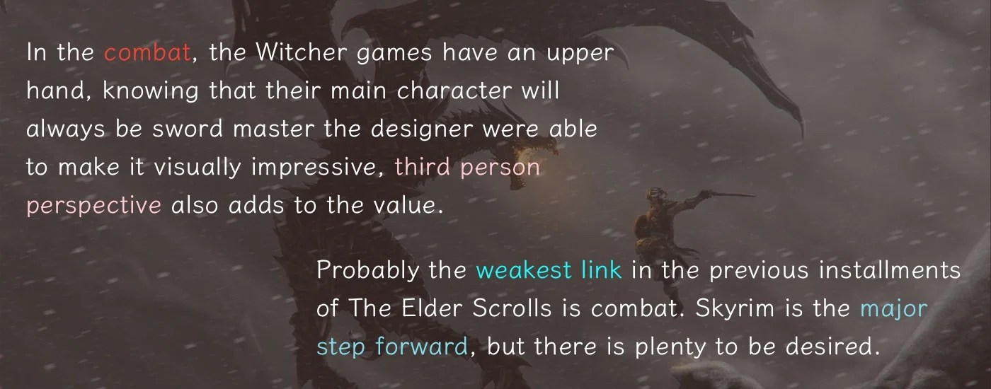 The Elder Scrolls Skyrim vs The Witcher 3 Wild Hunt RankRed