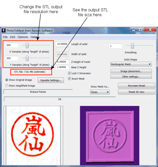 Size of STL StereoLithographic Files