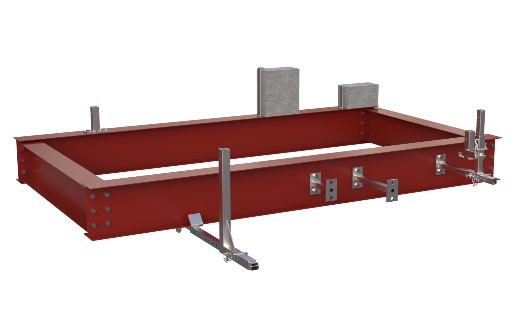 Steel Frame Edge Protection Rapid Edge Protection Solutions Rapid EPS