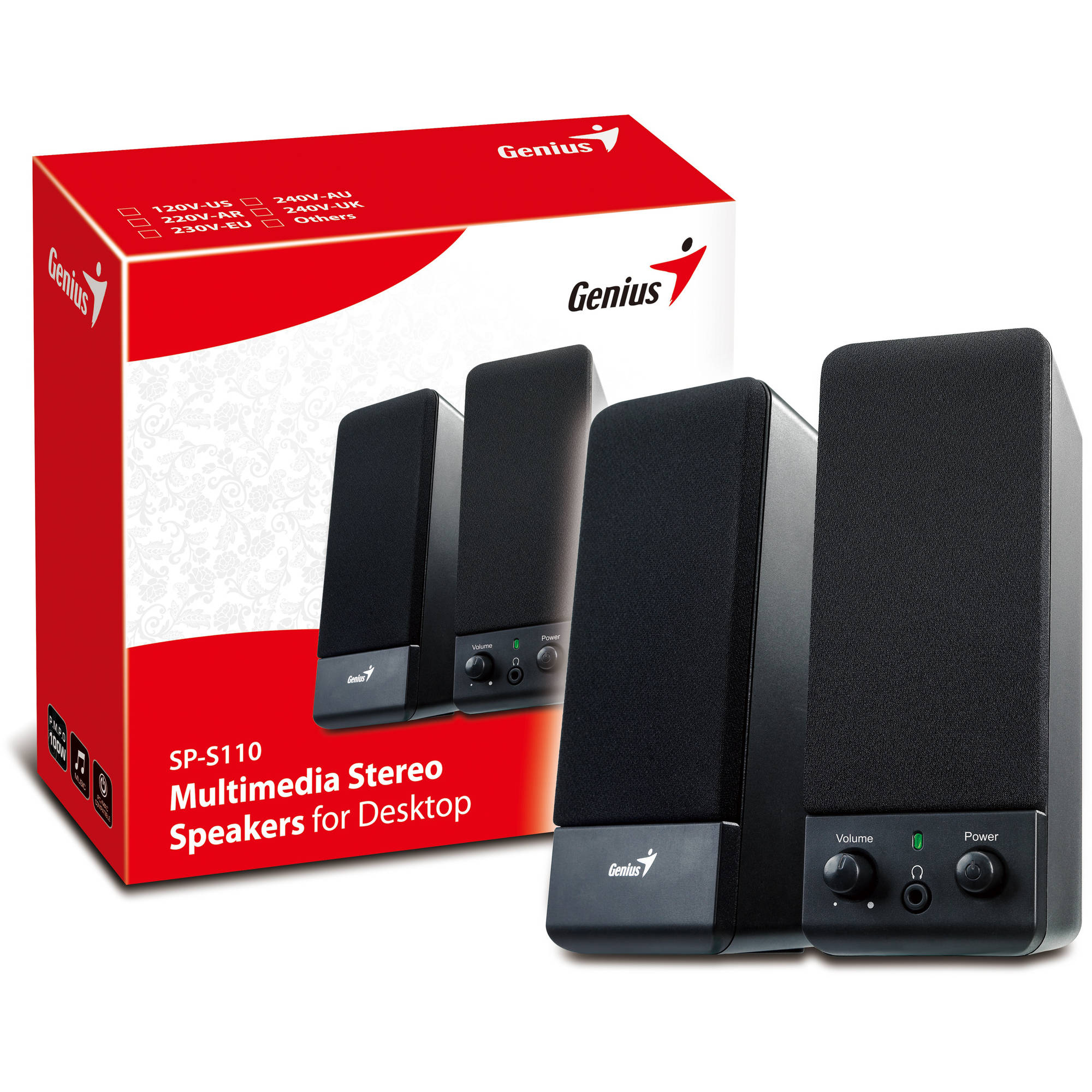 Genius Speaker System mains powered Rapid PCs
