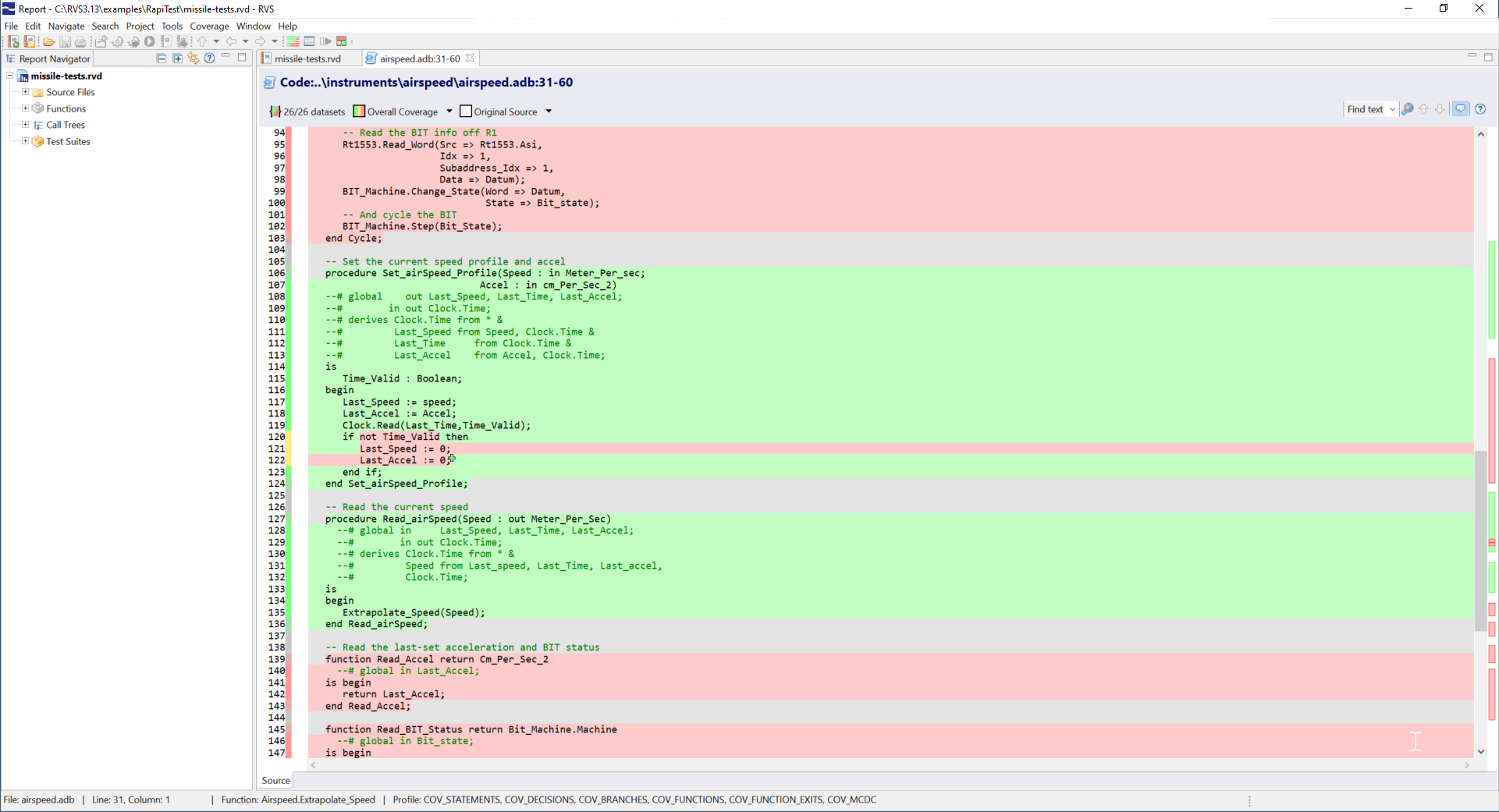 Code coverage for Ada, C and C++ Rapita Systems