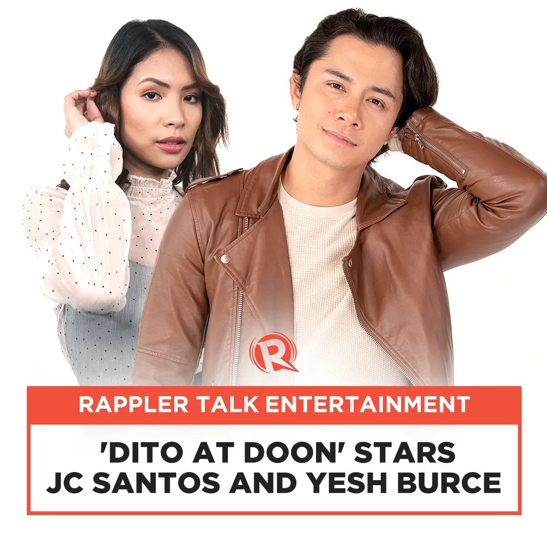 Rappler Talk Entertainment 'Dito at Doon' stars JC Santos and Yesh Burce
