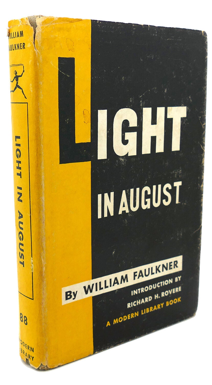 LIGHT IN AUGUST William Faulkner Modern Library Edition
