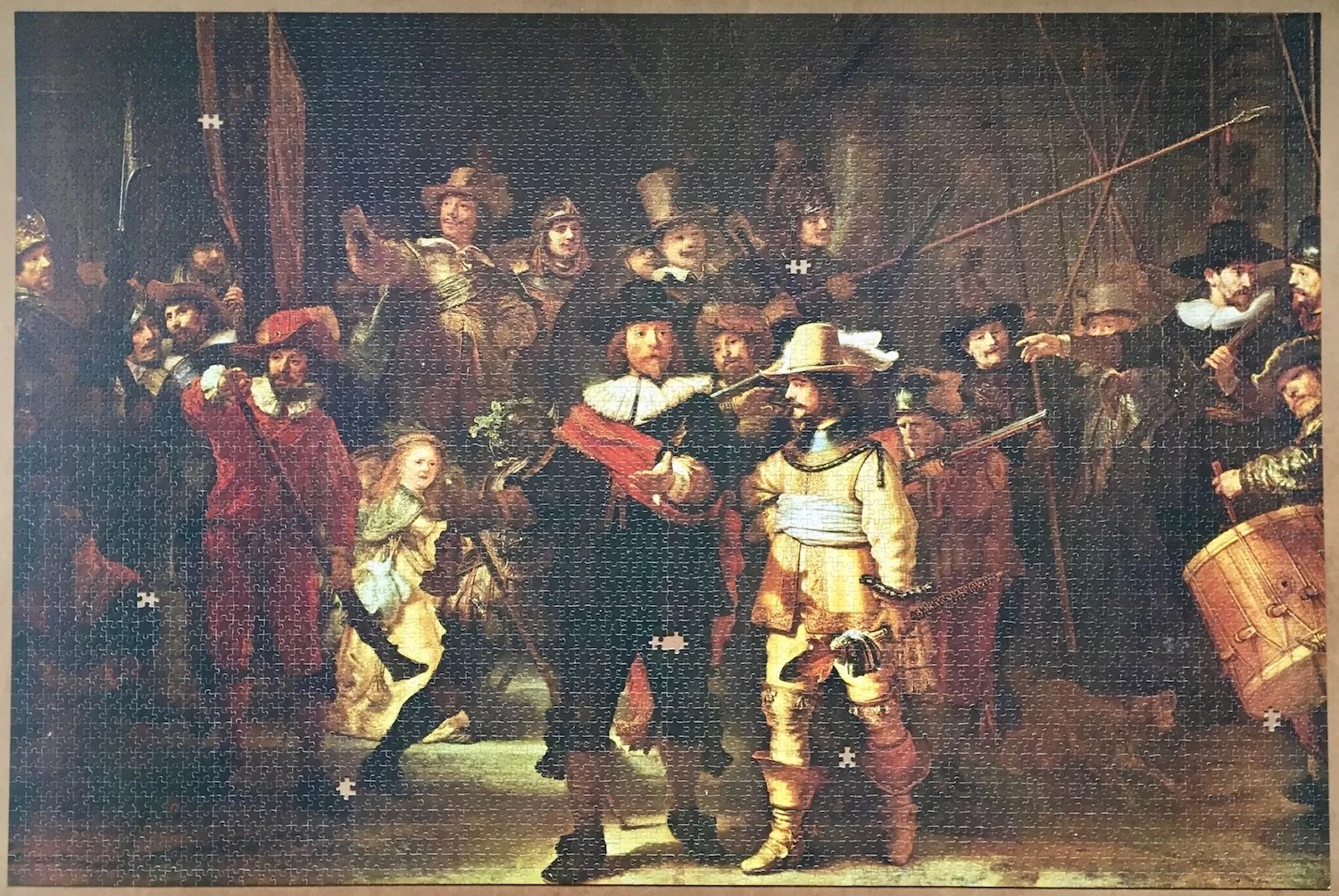5000, Ravensburger, The Night Watch, Rembrandt Rare Puzzles