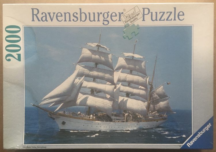 2000, Ravensburger, ThreeMasted Barque Rare Puzzles