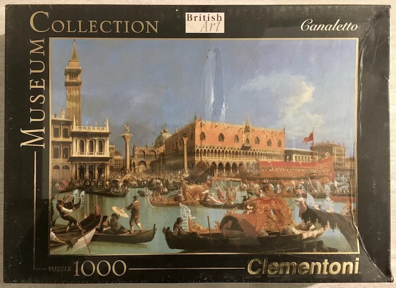 1000, Clementoni, The Bucintoro, Canaletto Rare Puzzles