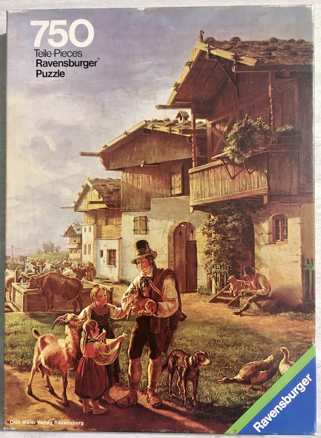 750, Ravensburger, Idyllic Scene, Karl Altmann Rare Puzzles