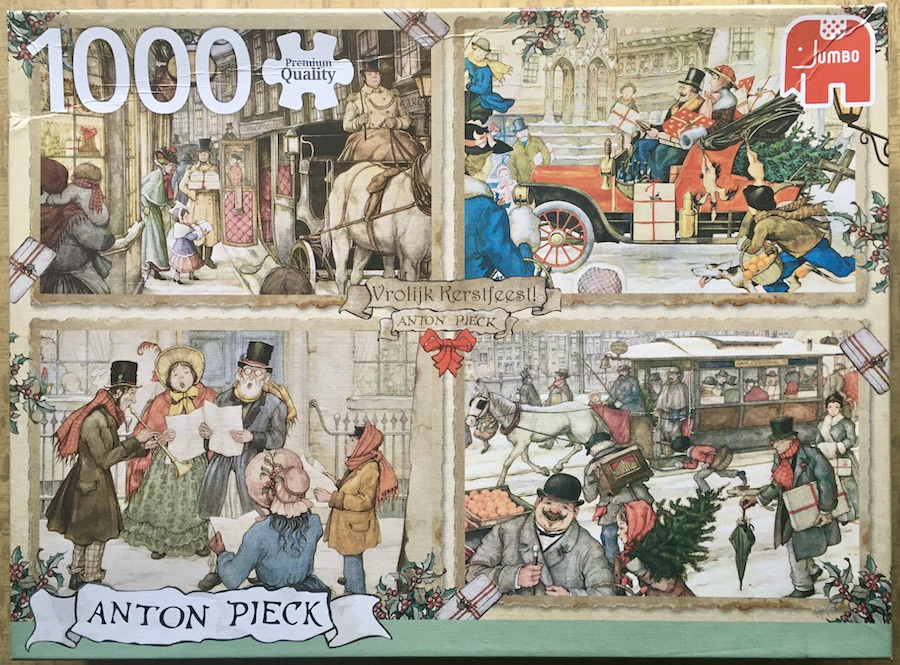 1000, Jumbo, Merry Christmas!, Anton Pieck Rare Puzzles