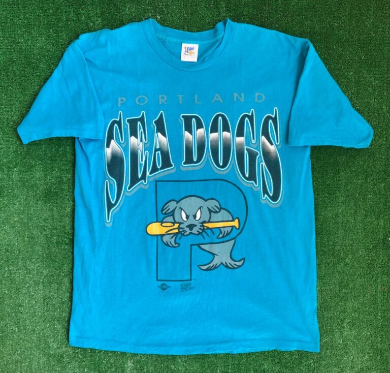 1994 Portland Sea Dogs MILB T Shirt Size Large Rare VNTG