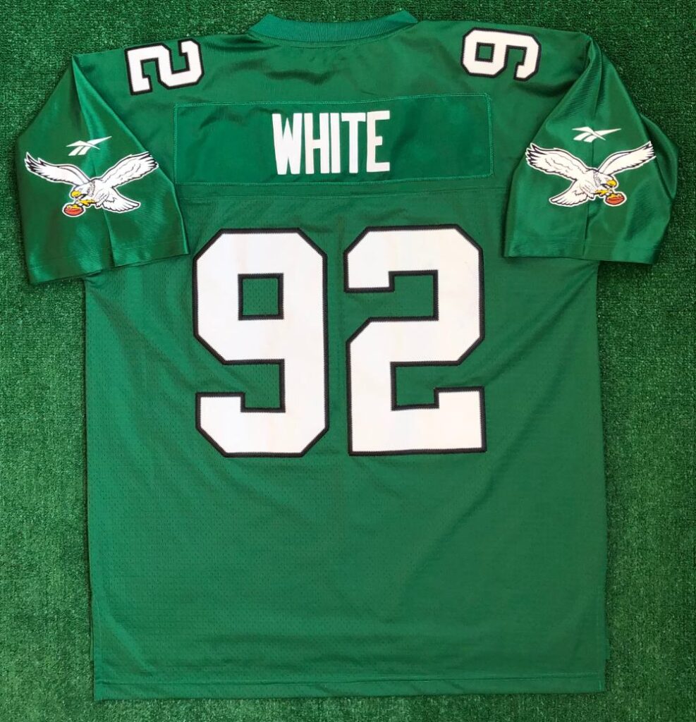 90’s Reggie White Philadelphia Eagles Reebok NFL Swingman Jersey Size XL Rare VNTG